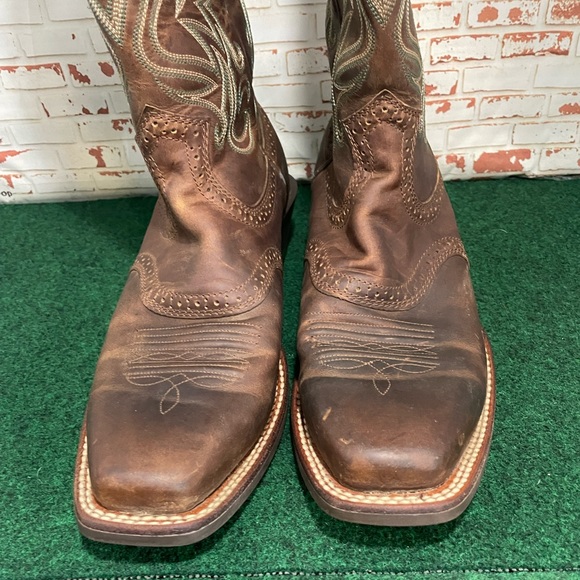 Ariat Legend Square Toe Cowboy Western Boots - Picture 5 of 11